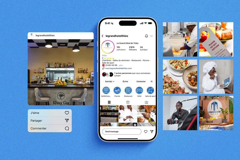 Feed Instagram du Grand Hôtel de Thiès : profil et publications